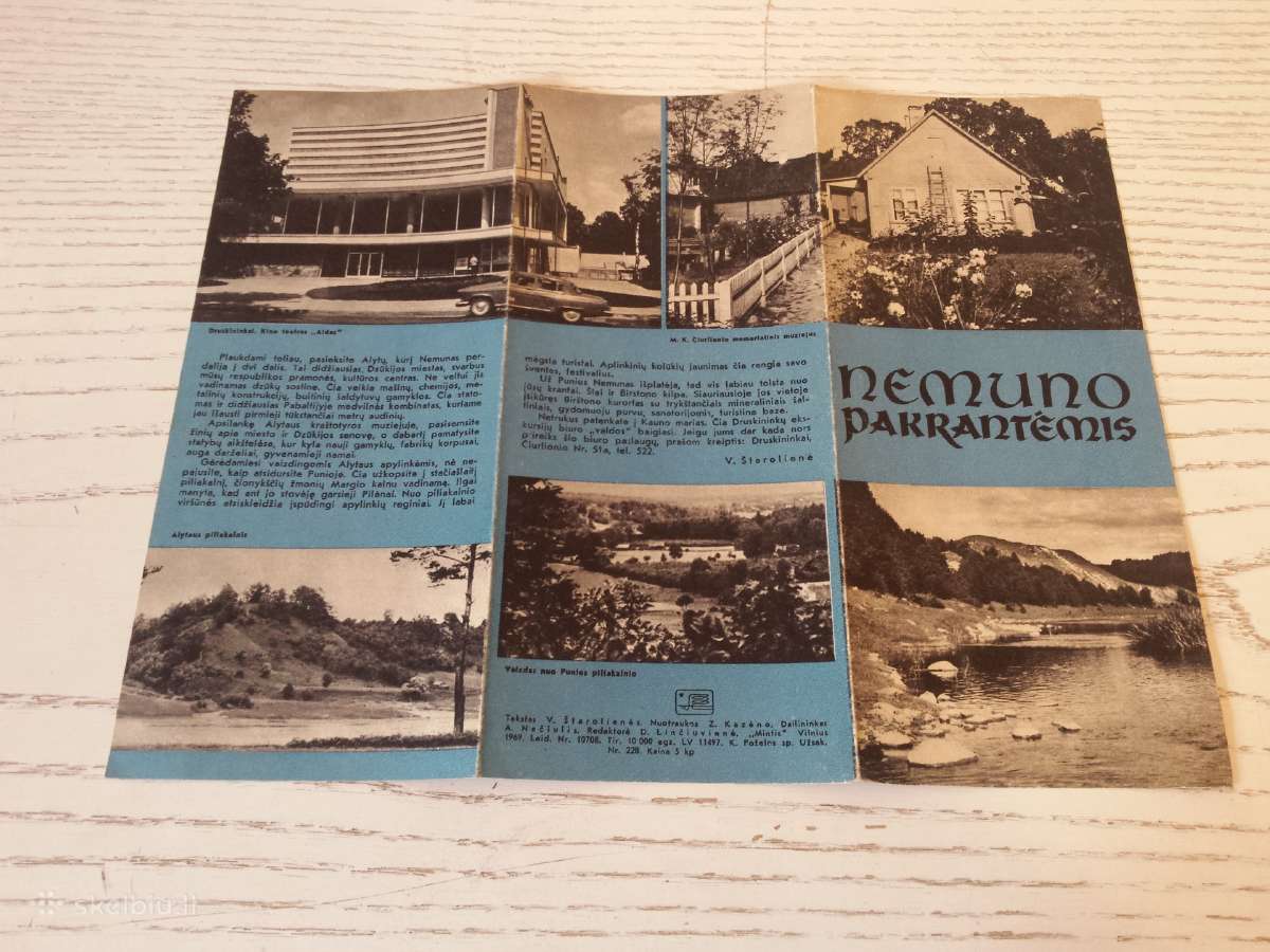 Nemuno pakrantėmis bukletas 1969 m.