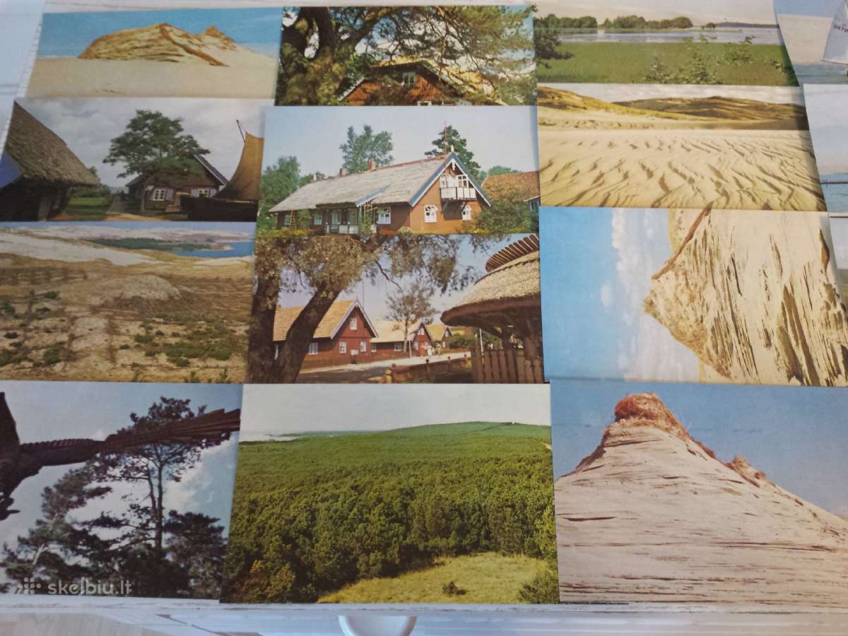 Kuršių Nerija atvirutėse 1982 m.