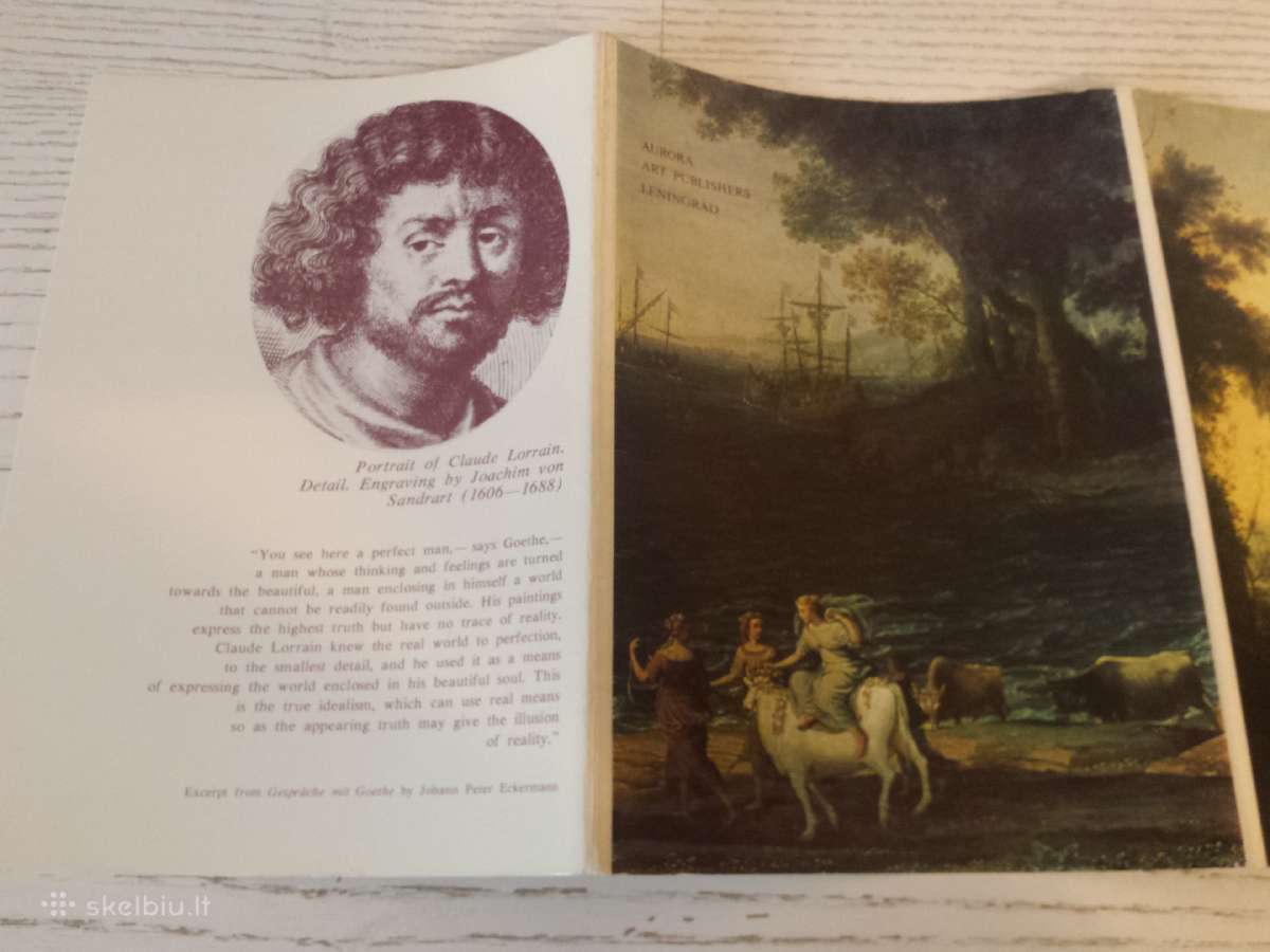 Claude Lorrain tapyba atvirutėse 1987 m. - nuotraukos Nr. 4