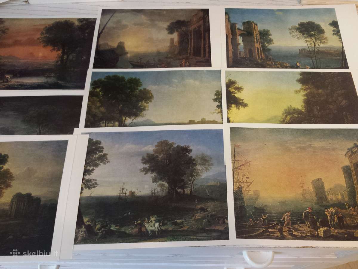 Claude Lorrain tapyba atvirutėse 1987 m.