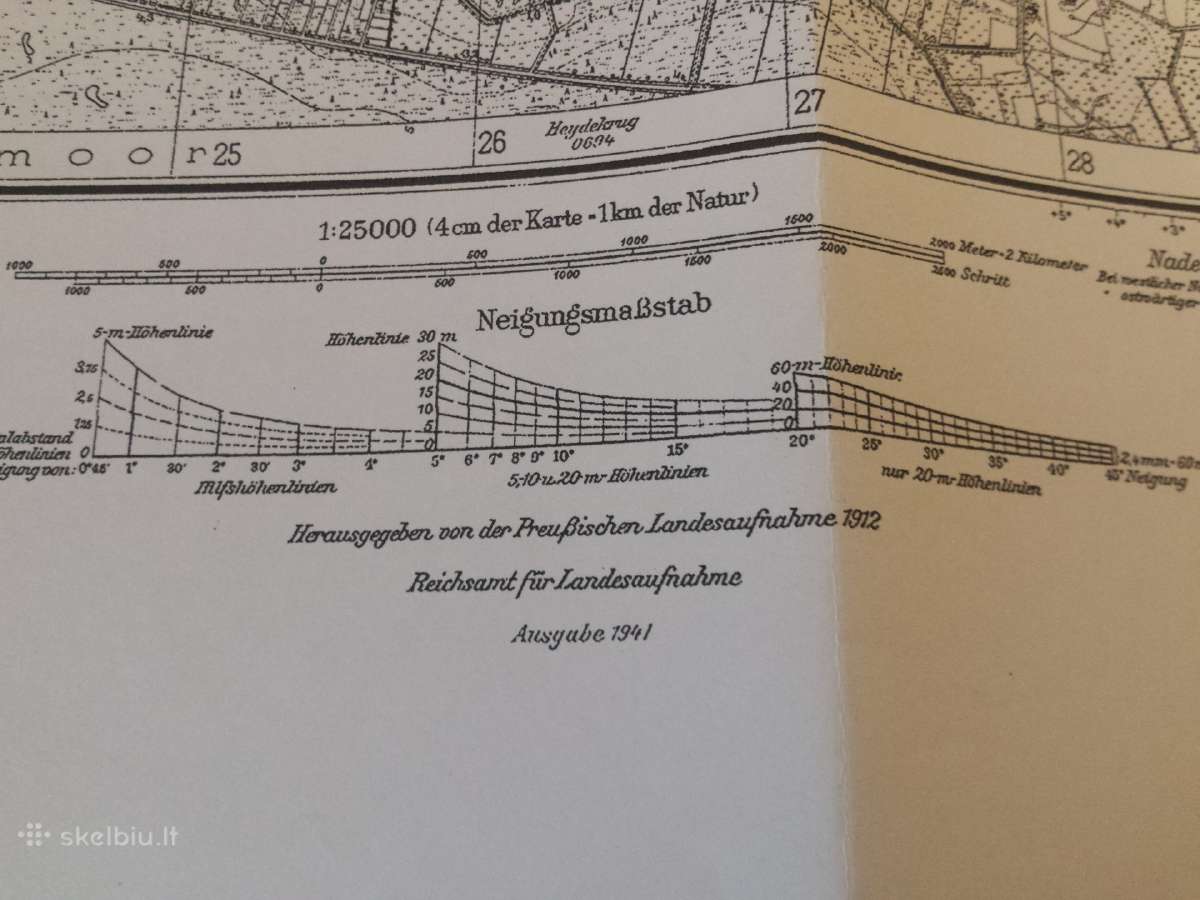 Kukoraičiai žemėlapio kopija 1941 m. - nuotraukos Nr. 3