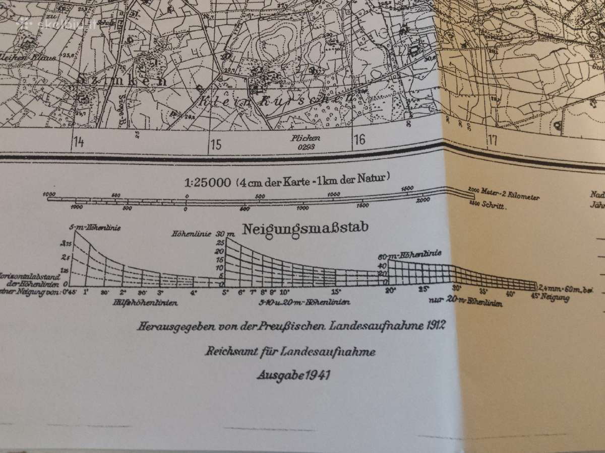 Kretingos žemėlapio kopija 1941 m. - nuotraukos Nr. 3