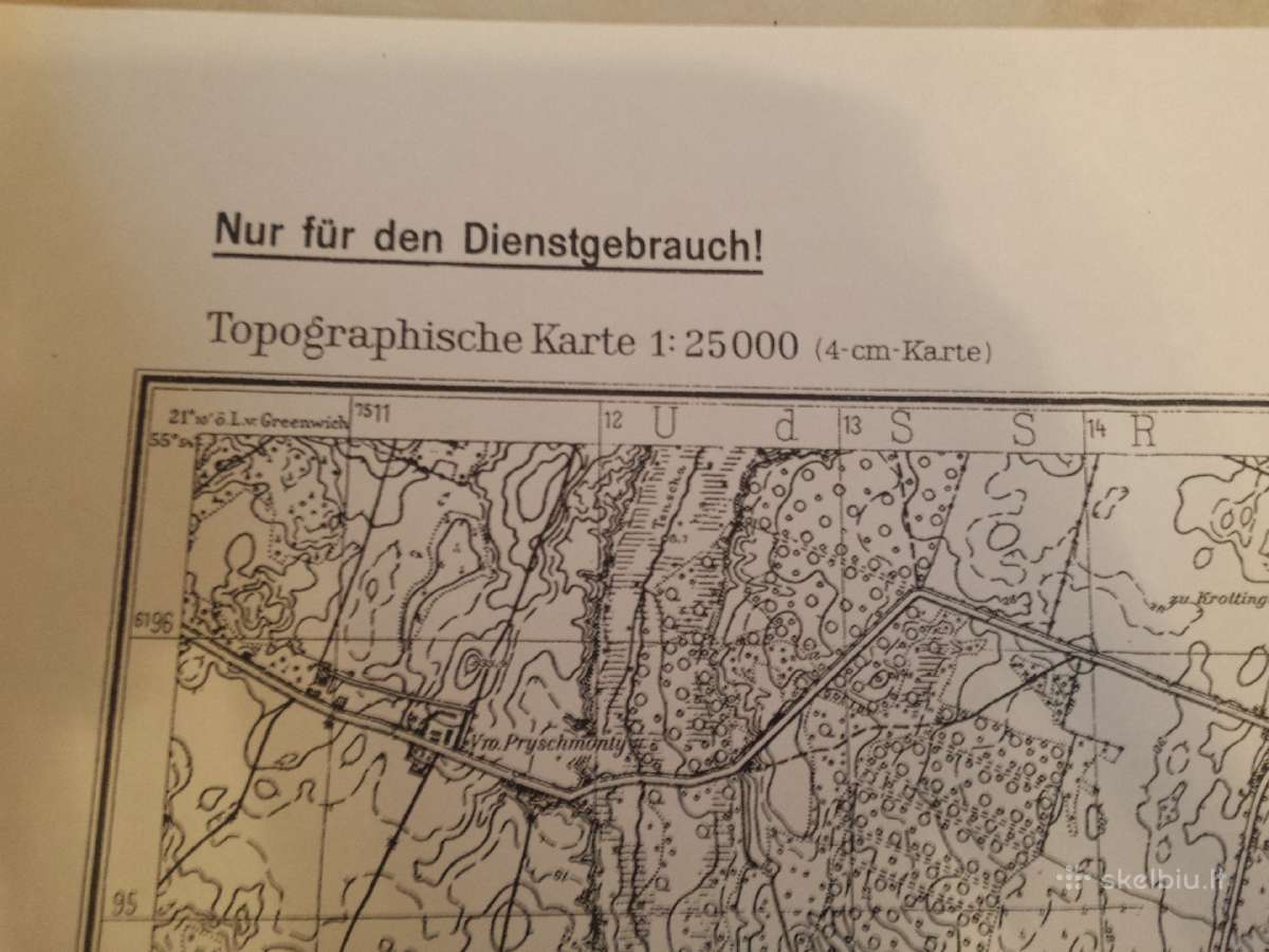Kretingos žemėlapio kopija 1941 m. - nuotraukos Nr. 4