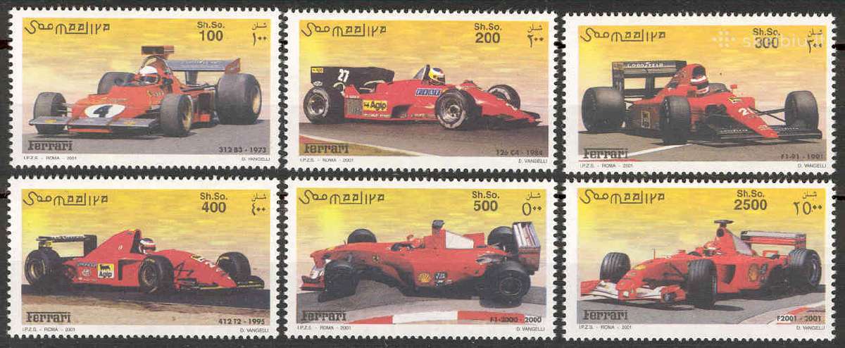 Somalis 2001. Ferrari F1