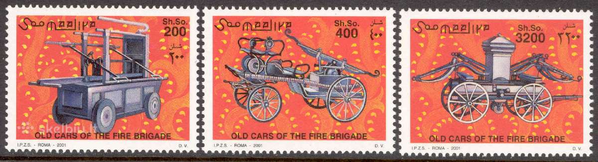Somalis 2001. Seni gaisrinės automobiliai.