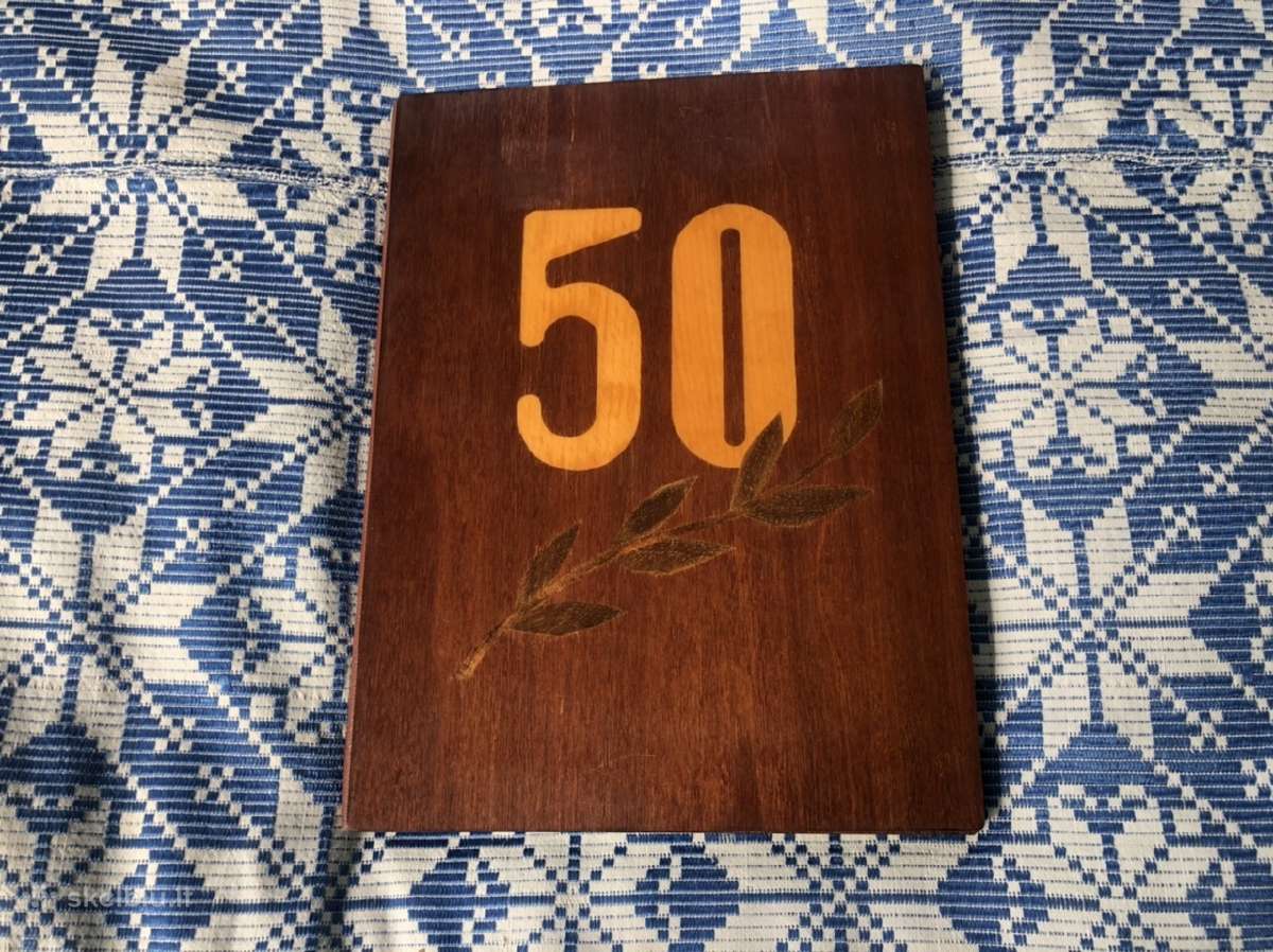 Medinis deklas 50 metu sveikinimui ideti - nuotraukos Nr. 2