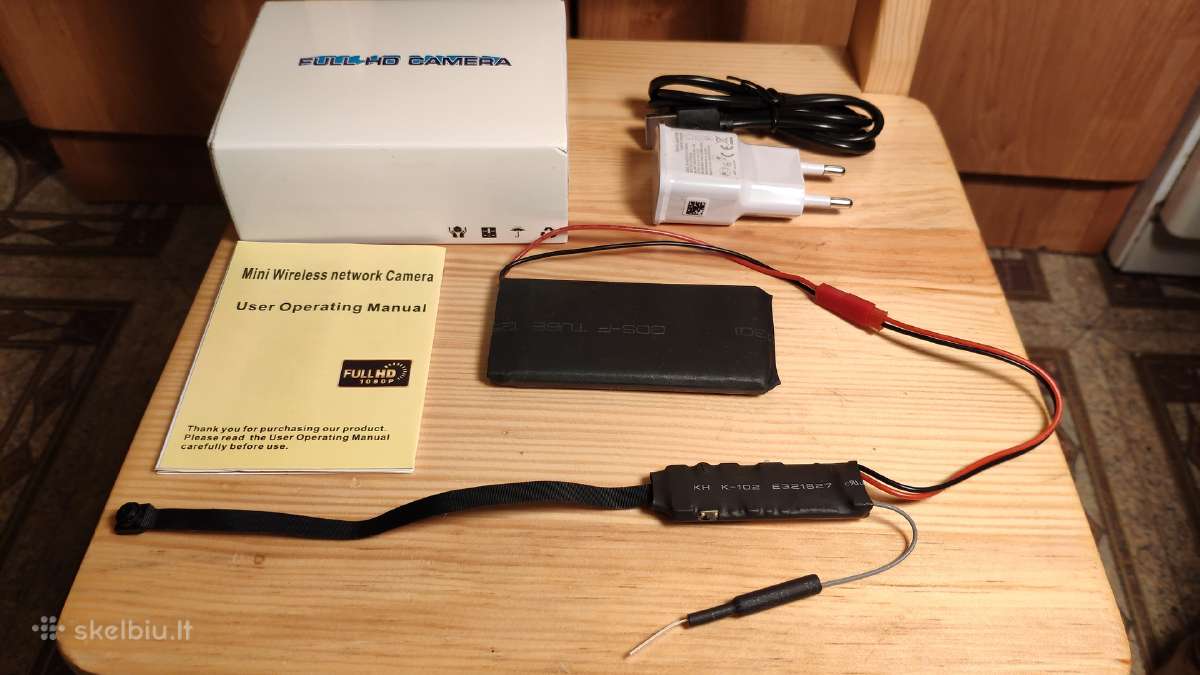 WiFi 4k kamera su akumuliatorium ant šleifo - nuotraukos Nr. 3