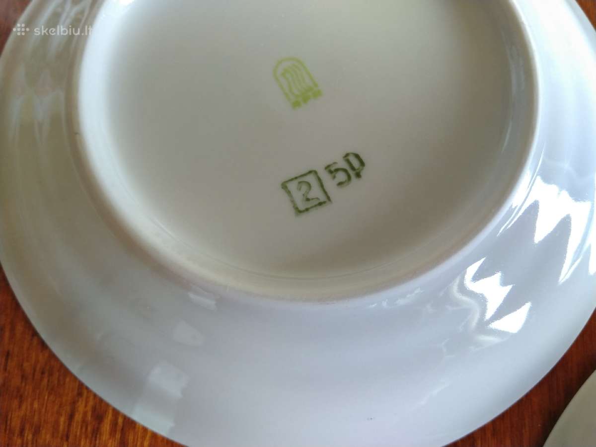 Porcelianiniai puodeliai su lėkštutėmis - Ryga - nuotraukos Nr. 4