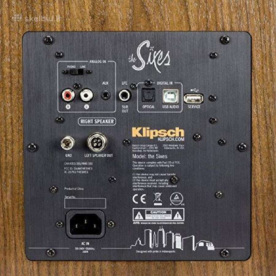 Klipsch the Fives aktyvios garsokolonėlėsbluetooth - nuotraukos Nr. 9