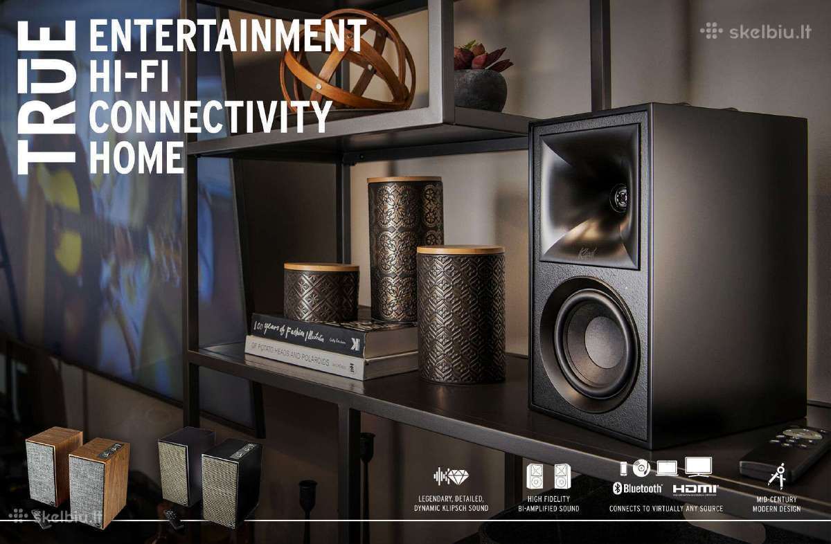 Klipsch the Fives aktyvios garsokolonėlėsbluetooth - nuotraukos Nr. 3