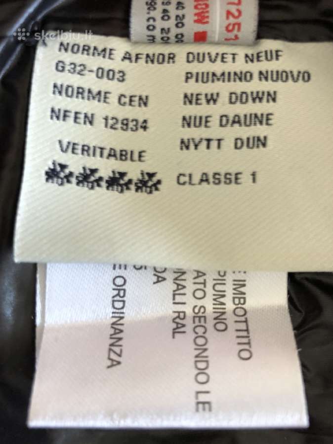 Moncler vyriška pūkinė striukė - nuotraukos Nr. 12