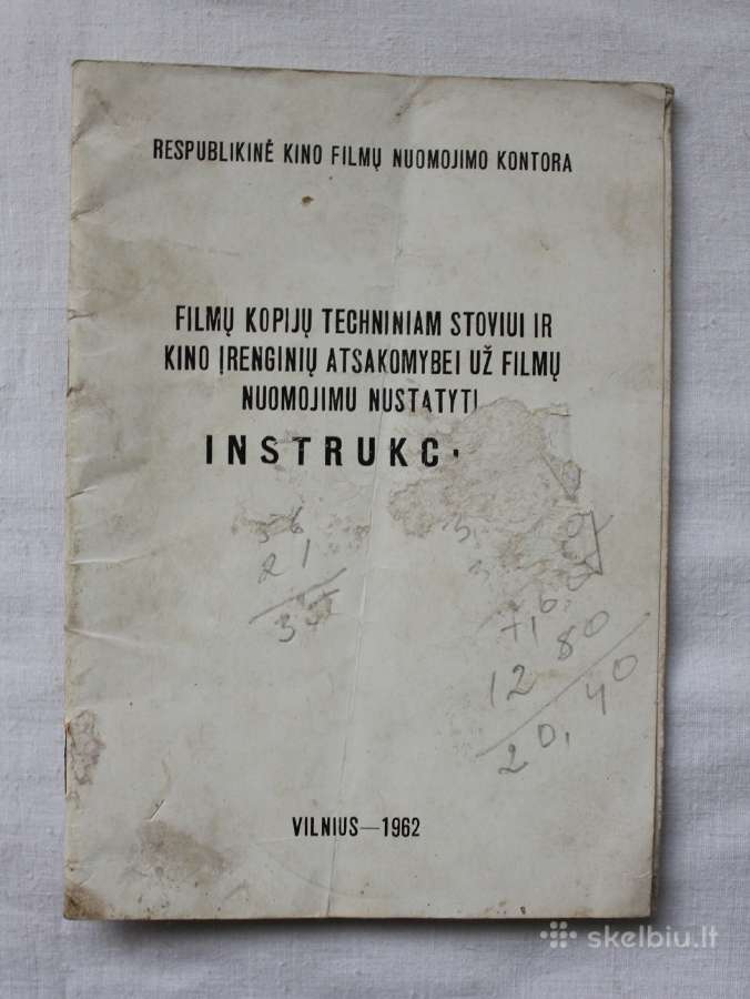 Knygos apie kinofilmus, kinojuostas, saugojimą - nuotraukos Nr. 6