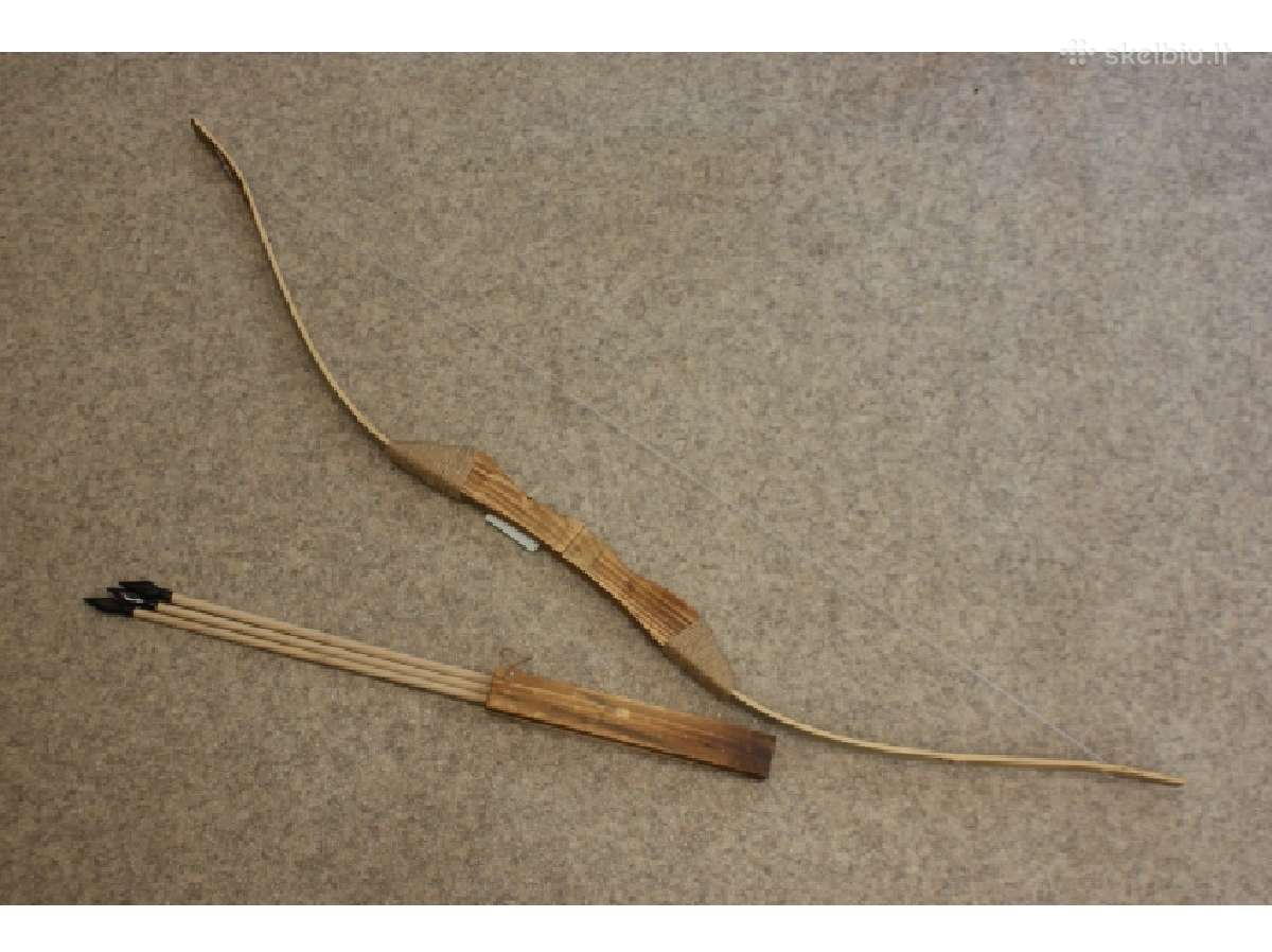 Didelis bambukinis šaudymo lankas vaikams (102 cm)