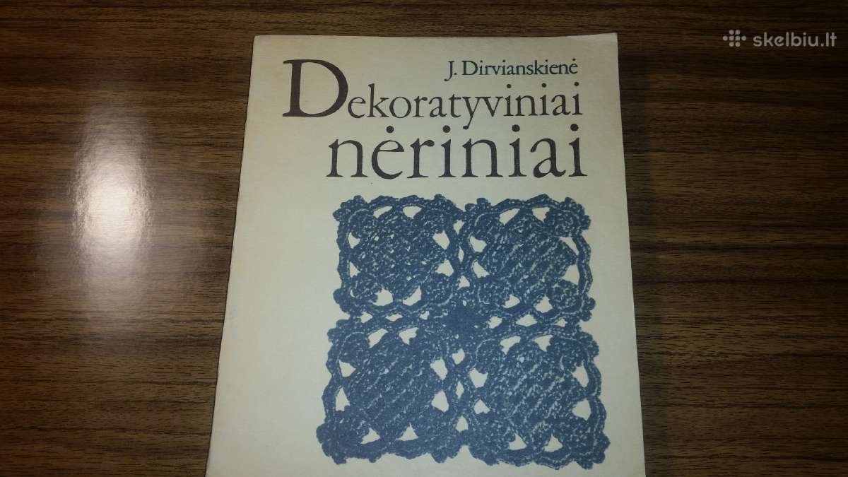 J.dirvianskienė Dekoratyviniai nėriniai