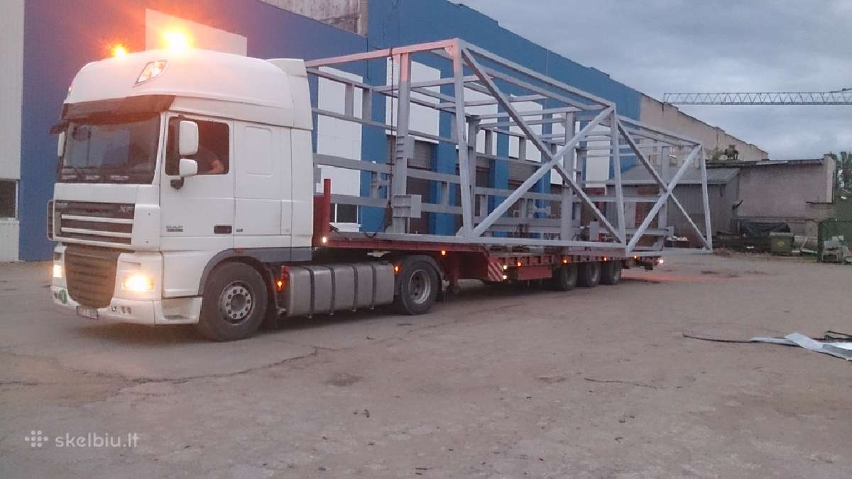 Negabaritiniu kroviniu pervezimas 56 t tralo nuoma - nuotraukos Nr. 18