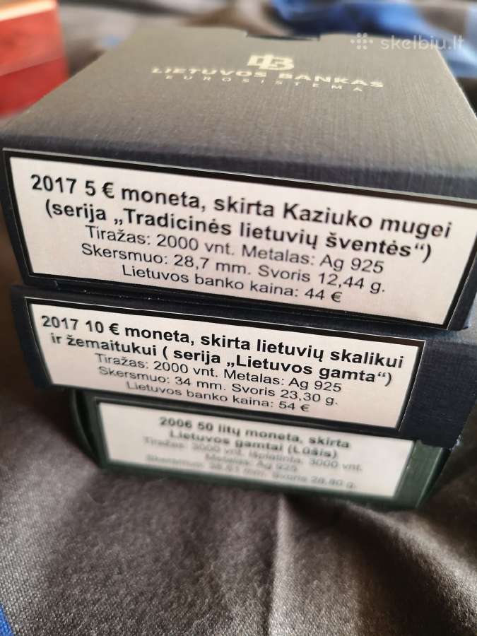 Lb monetų lipdukai