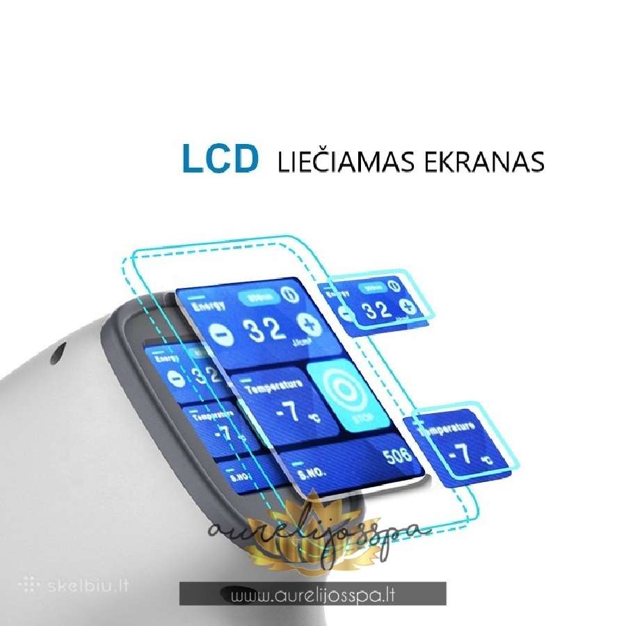 Epiliacijos Diodo Lazeris 808nm Elegant - nuotraukos Nr. 6