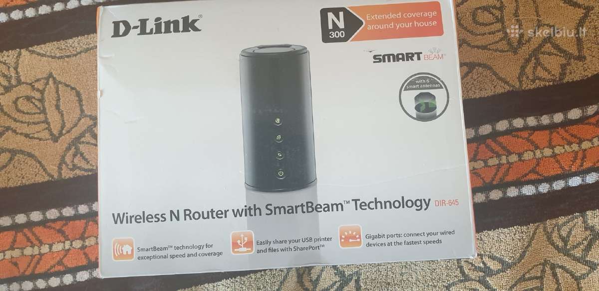 1)modemas be antenu D-link Dir- 645.