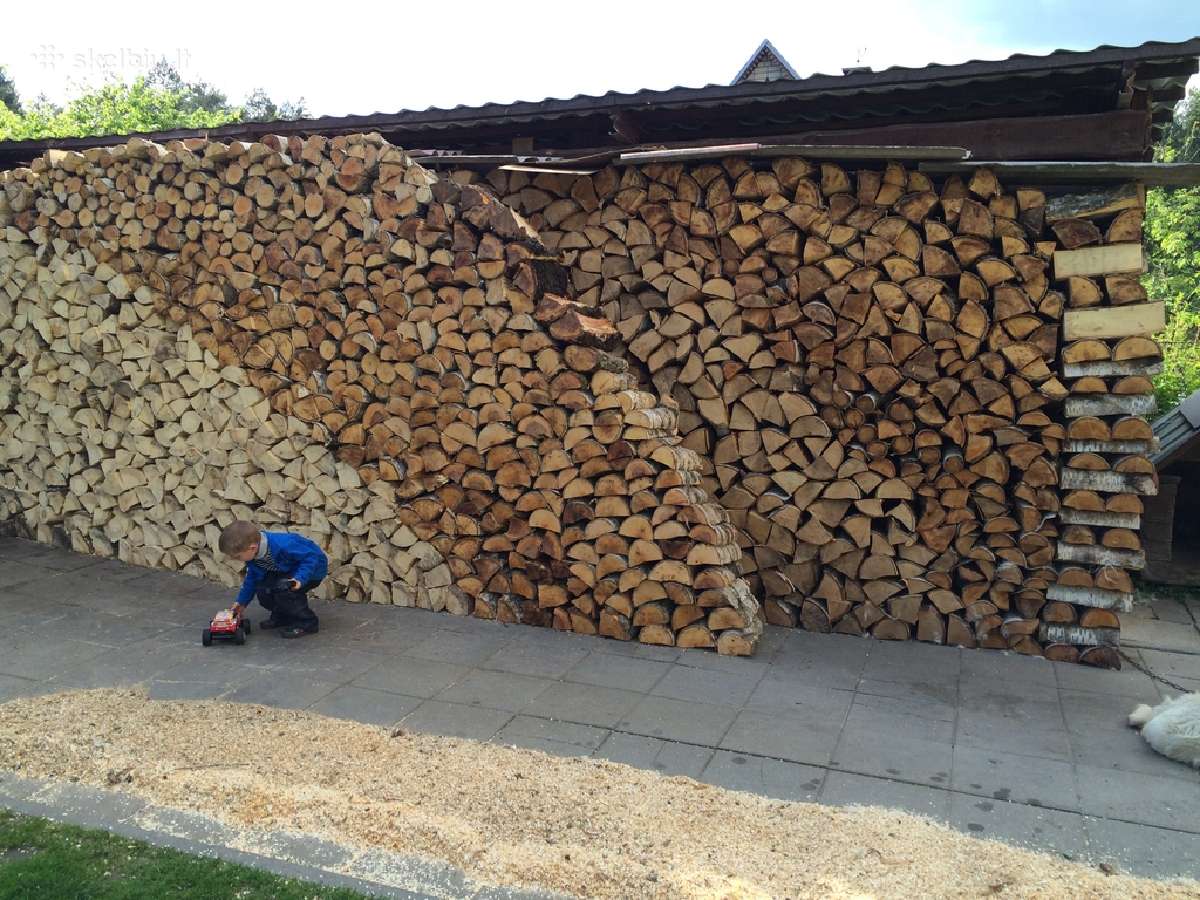 Ivairiu rusiu malkos skaldytos sausos nuo 60 €. 1m - nuotraukos Nr. 8