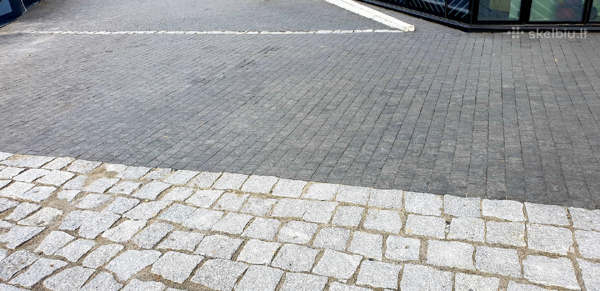 Granito, bazalto trinkelės Sandėlio Išpardavimas
