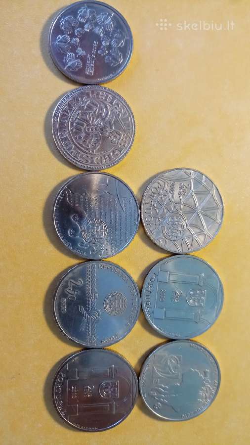 Portugaliskos 2,5 ir 1,5 euro