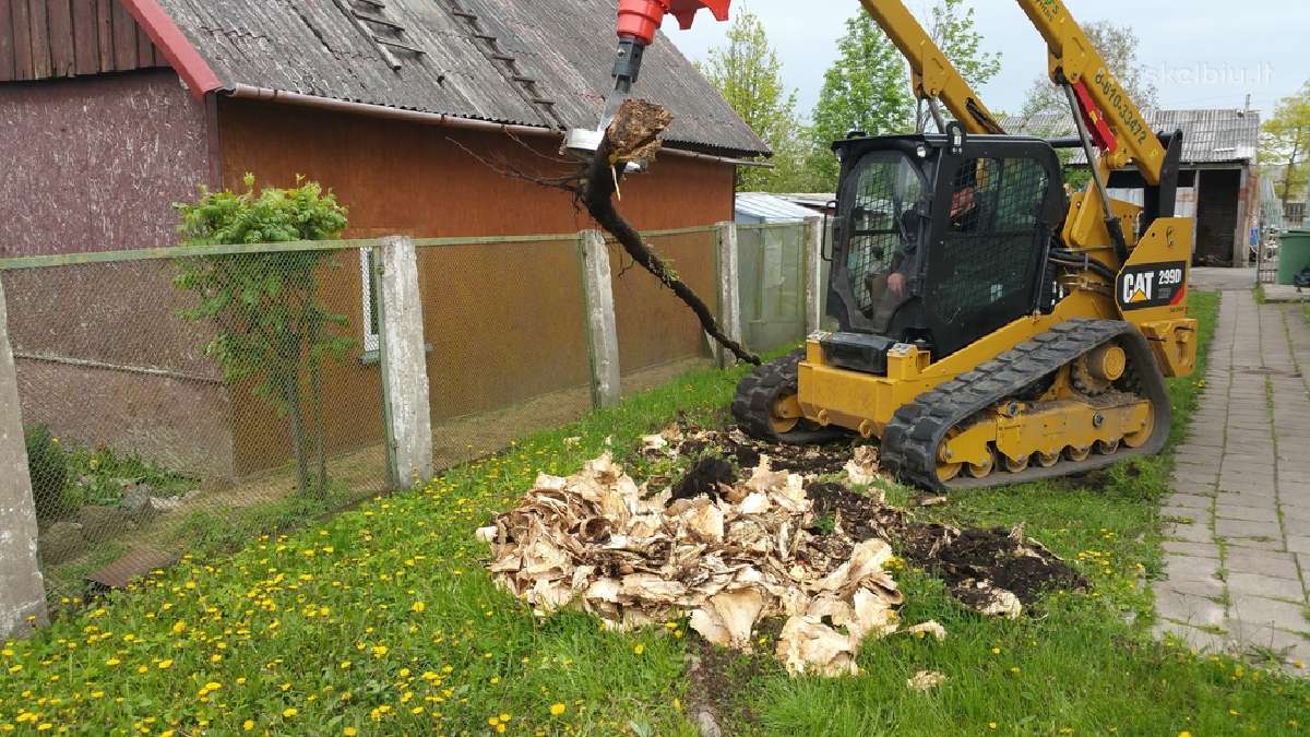 Krūmų naikinimas, krūmų pjovimas, kelmų šalinimas - nuotraukos Nr. 4