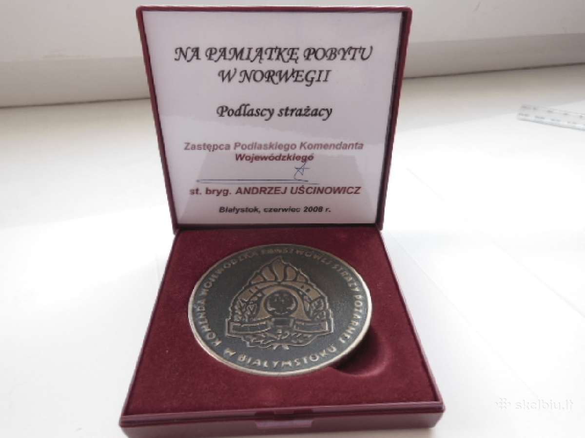 Lenku stalo medalis(priešgaisrinė sauga)