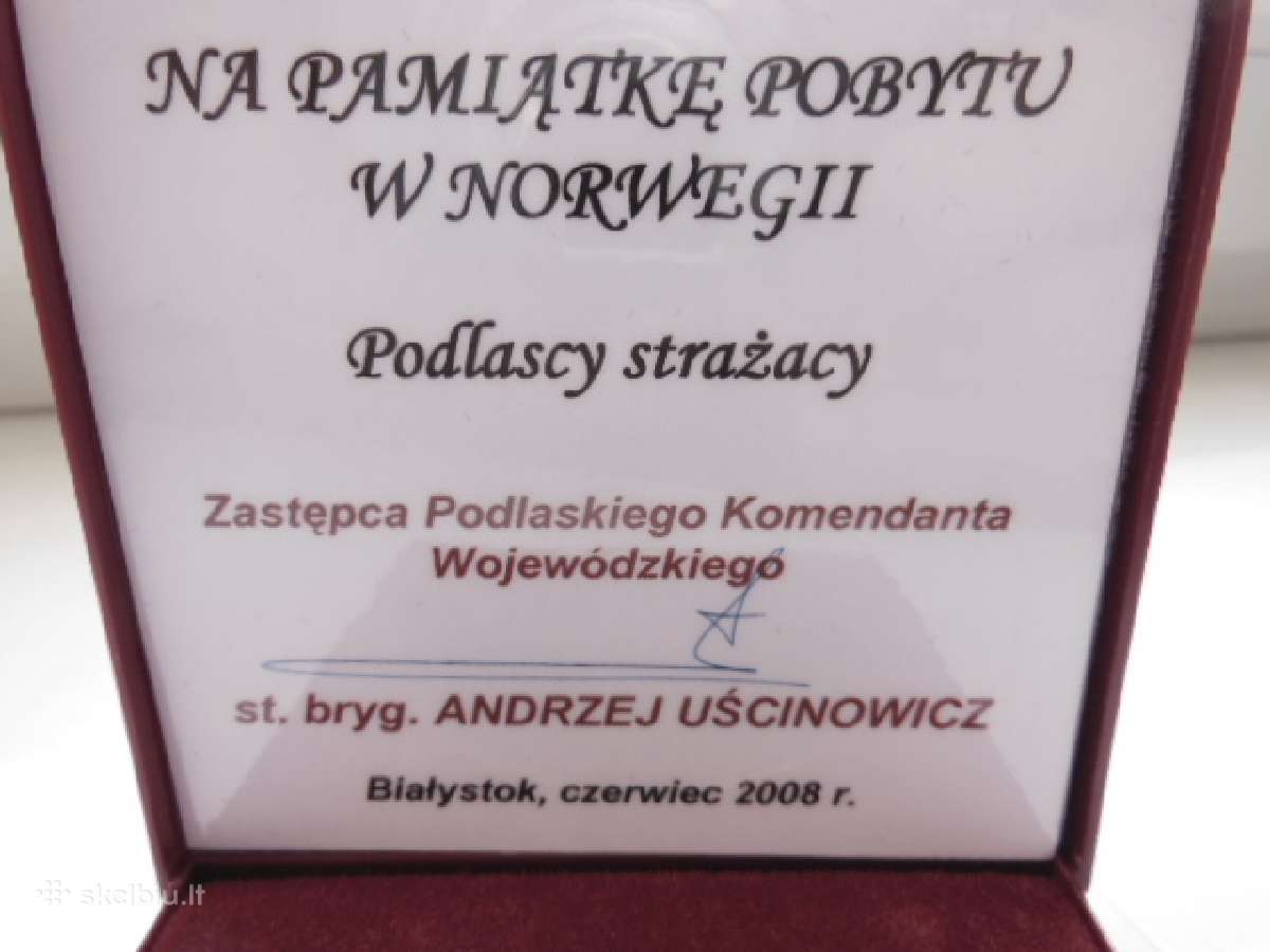 Lenku stalo medalis(priešgaisrinė sauga) - nuotraukos Nr. 2