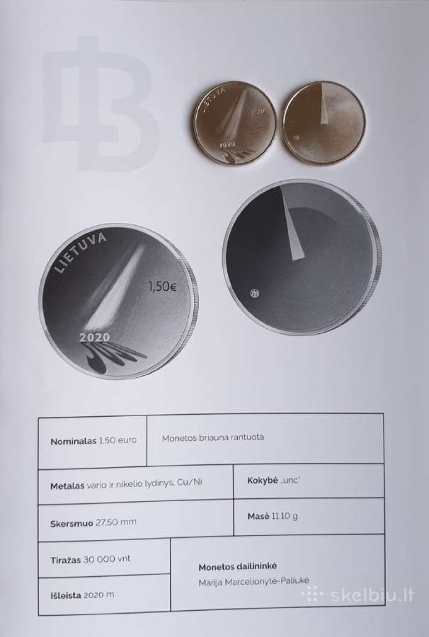 2020 1.5 € pusantrokai Viltis
