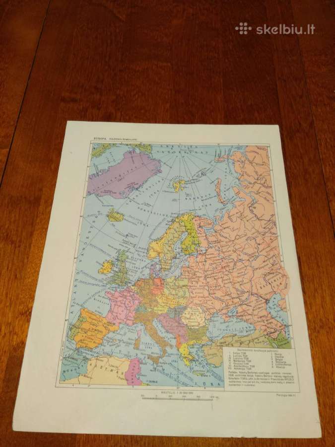 Seni mokykliniai žemėlapiai - nuotraukos Nr. 16