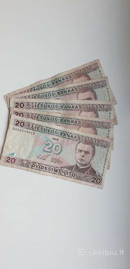 1993m. 20 litų
