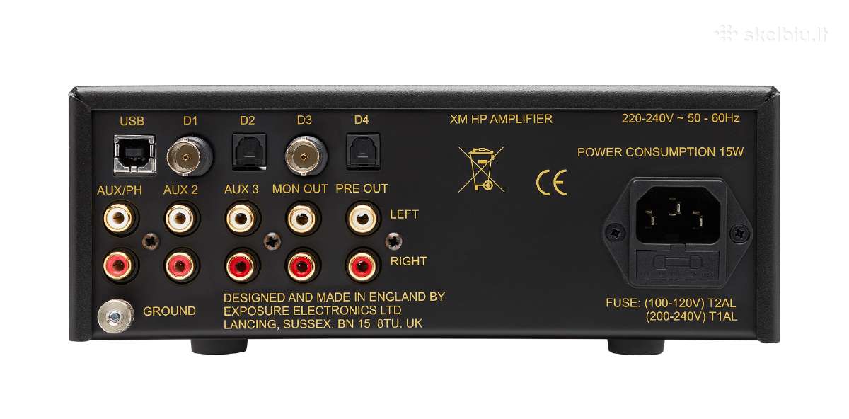 Exposure 3510 integrated amplifier stiprintuvas - nuotraukos Nr. 5