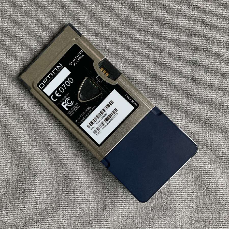 3g Pcmcia Option Globetrotter modemas - nuotraukos Nr. 2
