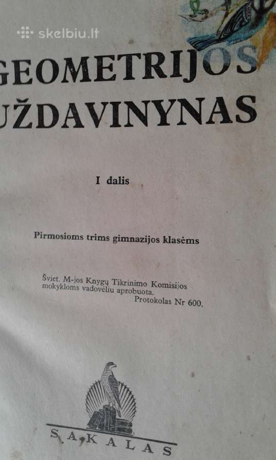Senos matematikos knygos - nuotraukos Nr. 7