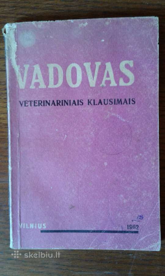 Nenaudojamos senos veterinarijos tema knygos