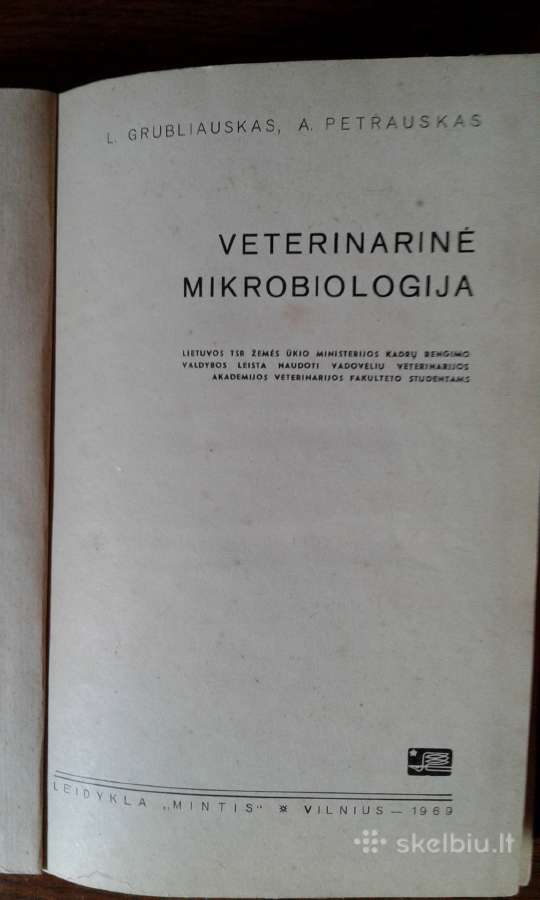 Nenaudojamos senos veterinarijos tema knygos - nuotraukos Nr. 17