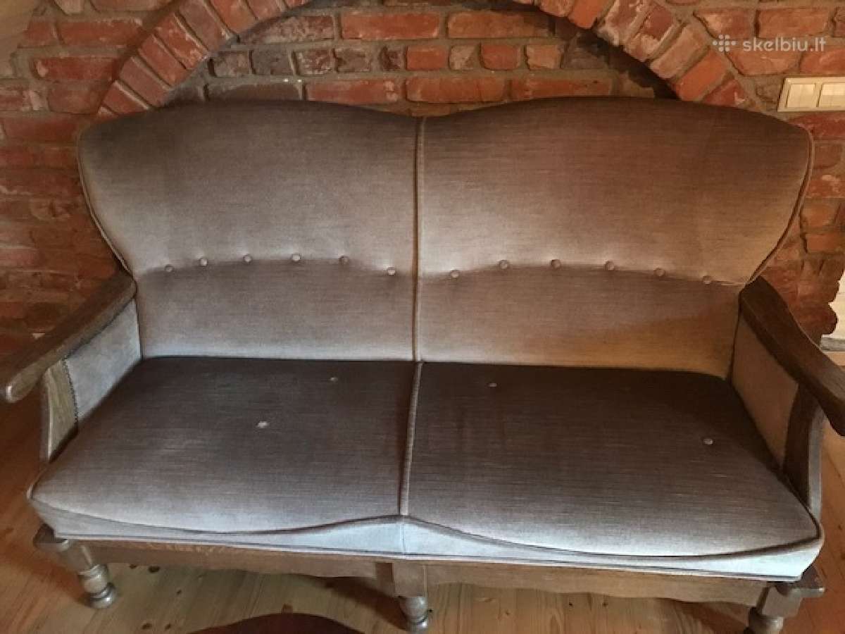 Sofa su foteliu antikvariatas Pigu Plungė -Telšiai - nuotraukos Nr. 3