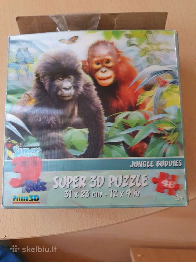3 D dėlionė 2 eur uz abu - nuotraukos Nr. 2