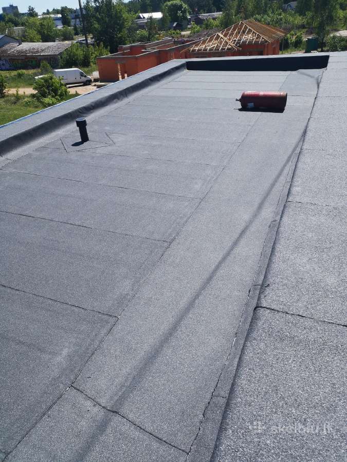 Stogų dengimas prilydomąja danga ir pvc stogai - nuotraukos Nr. 12