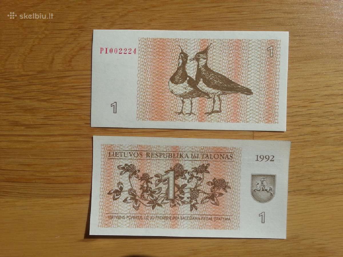 1992 talonas 1 pempe