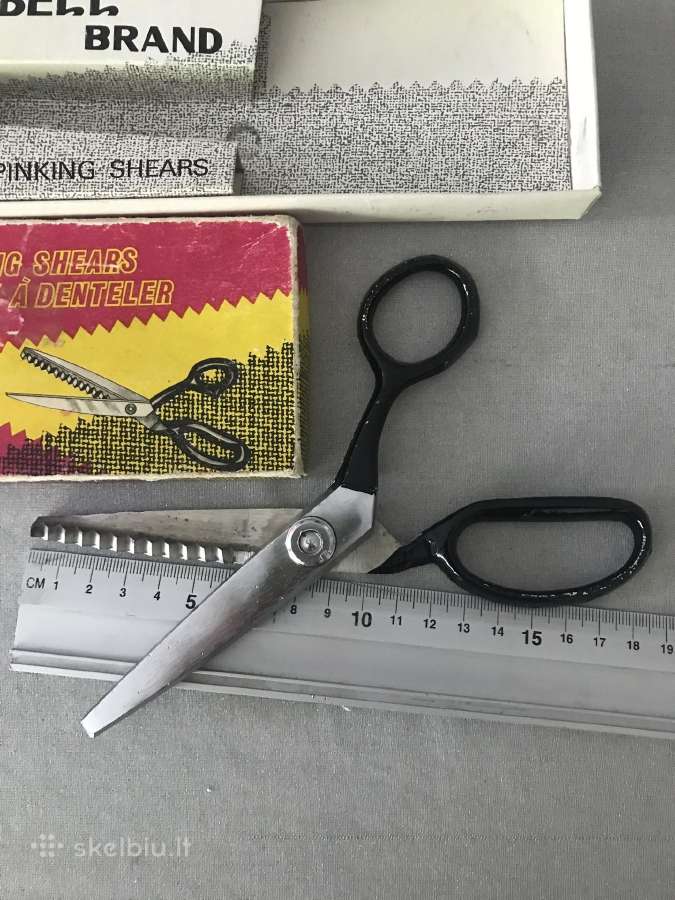Vintage karbuotos žirklės figūrinės - nuotraukos Nr. 7