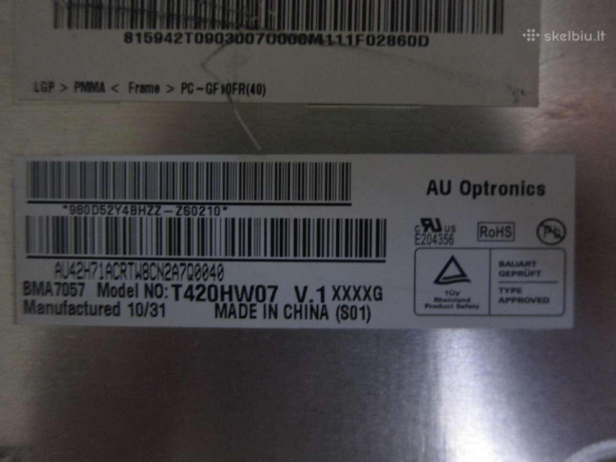 LG 47sl8500 Lc470wud (SB) (M4) Nr.12 (25,-eur - nuotraukos Nr. 21