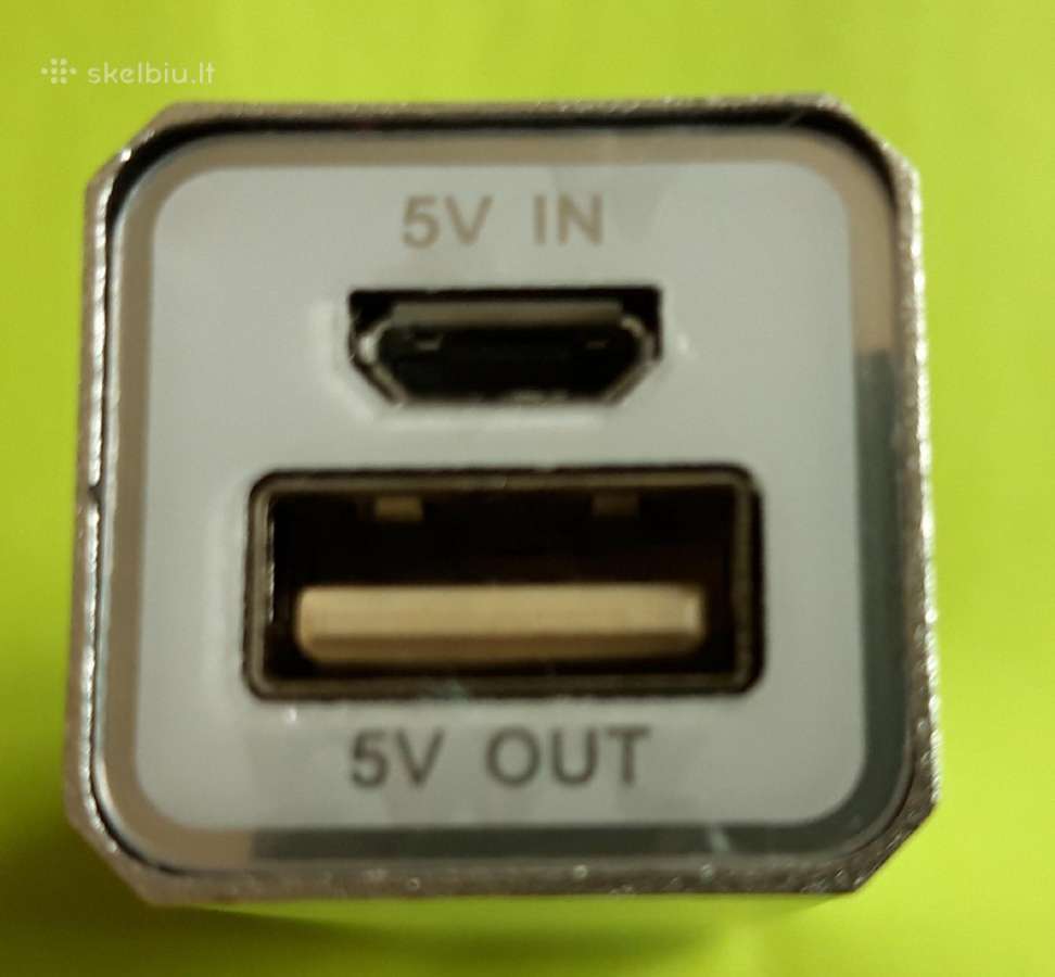 Išorinė baterija - pakrovėjas 2200mah,ouput5v, in5 - nuotraukos Nr. 4