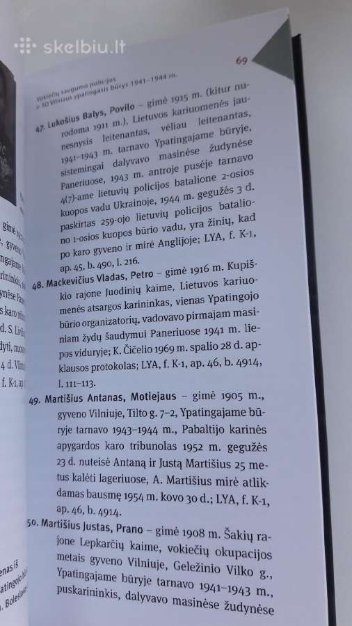 Vokiečių saugumo policijos ir Sd Vilniaus yp būrys - nuotraukos Nr. 4