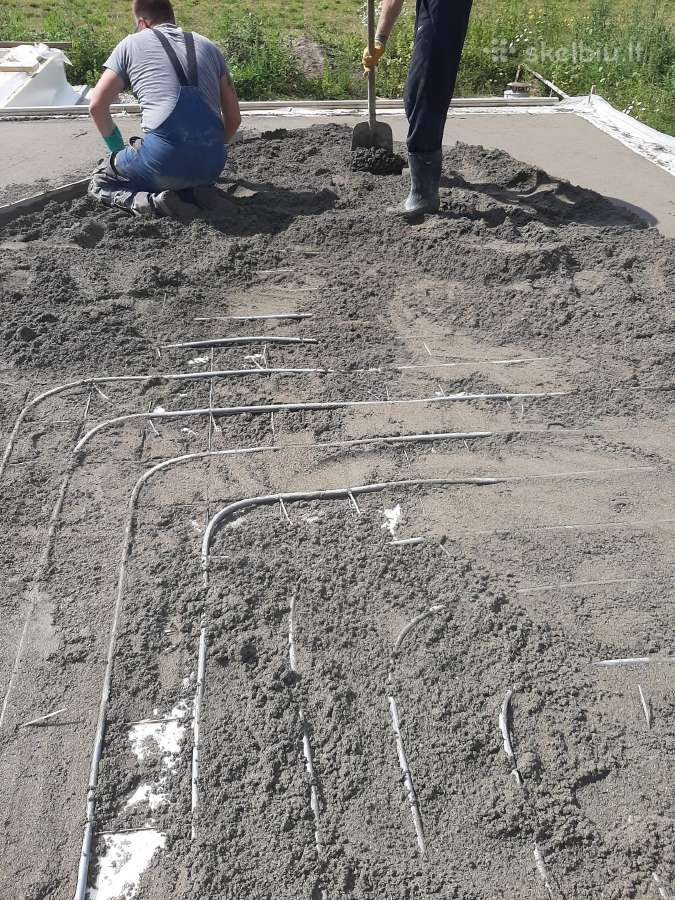 Grindų betonavimas ir paruošiamieji darbai - nuotraukos Nr. 4