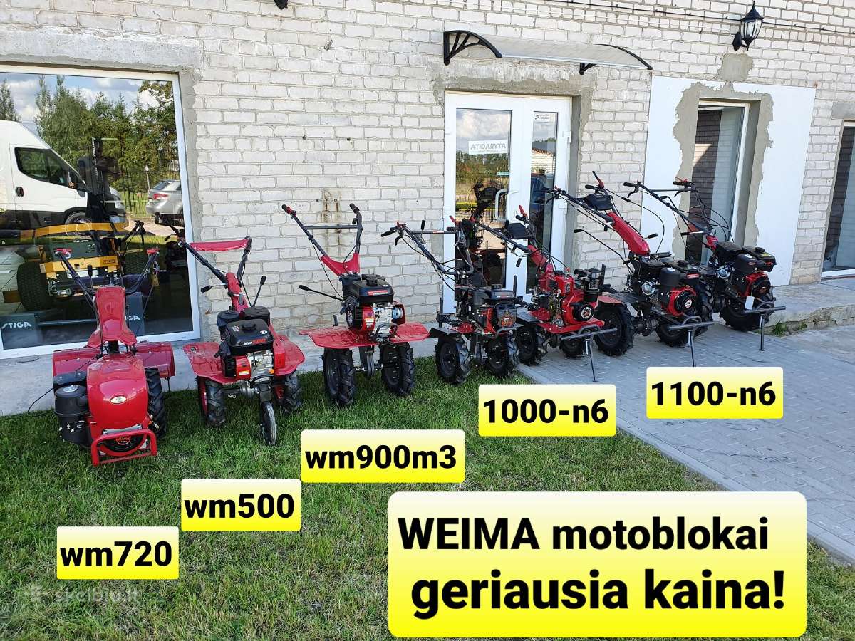 Motoblokai Weima geriausia kaina - nuotraukos Nr. 23