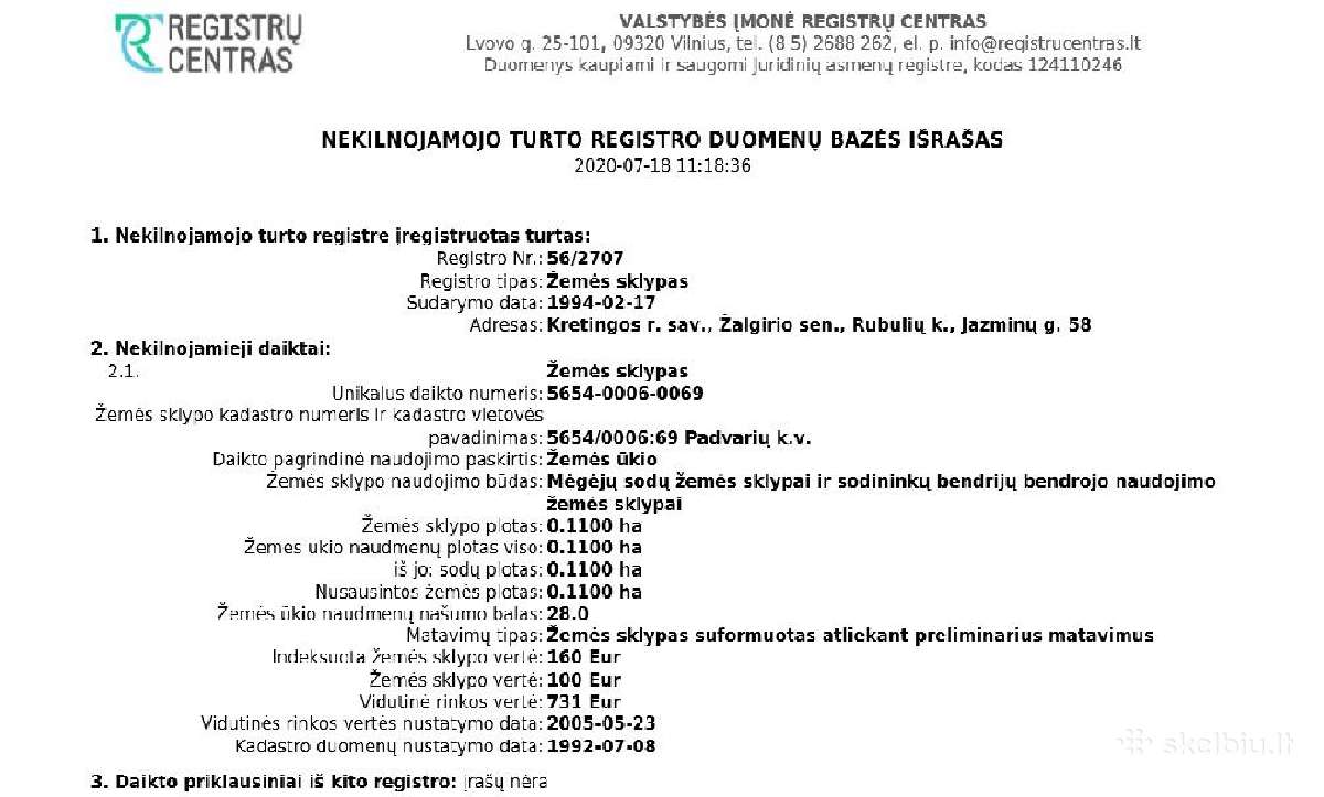 Sodo sklypas, namas Kretingoje, s.b. Minija - nuotraukos Nr. 9