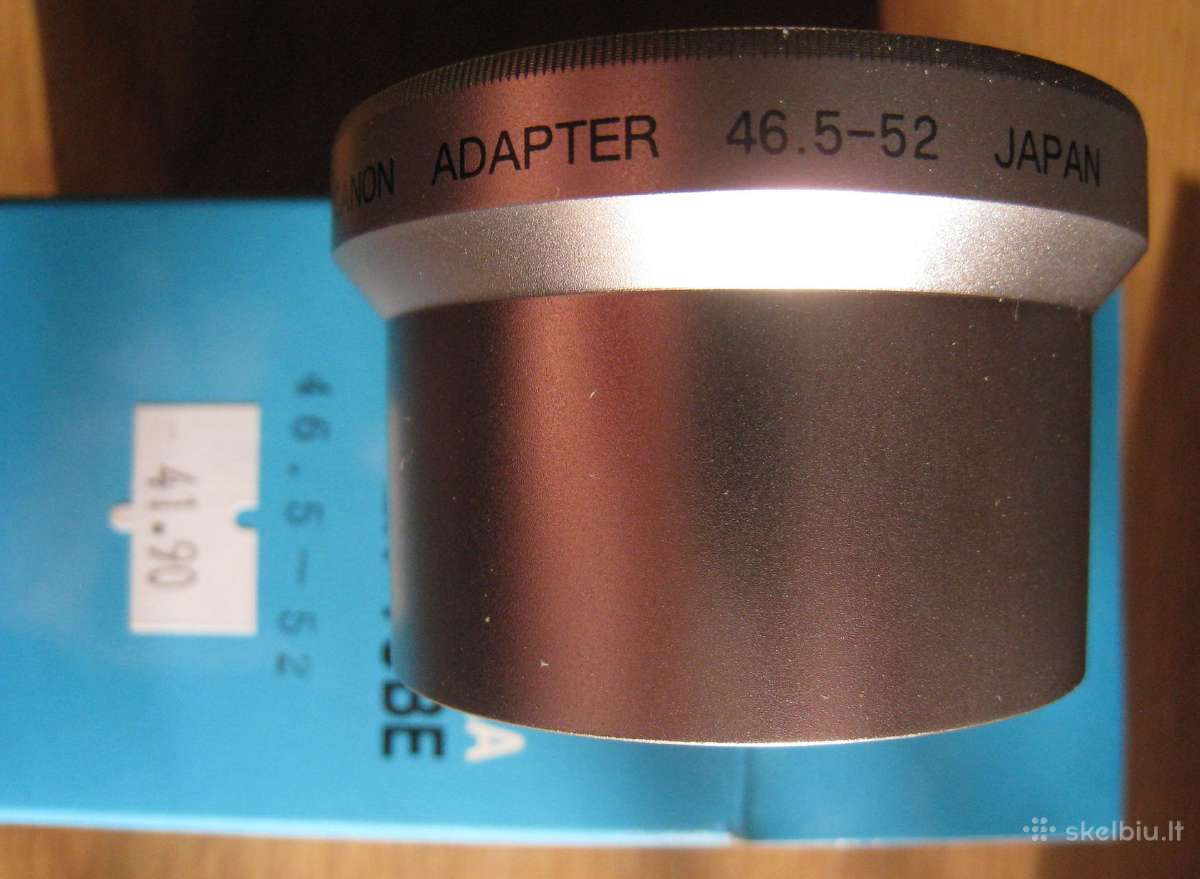 Canon adapteris 46,5 - 52 - nuotraukos Nr. 4