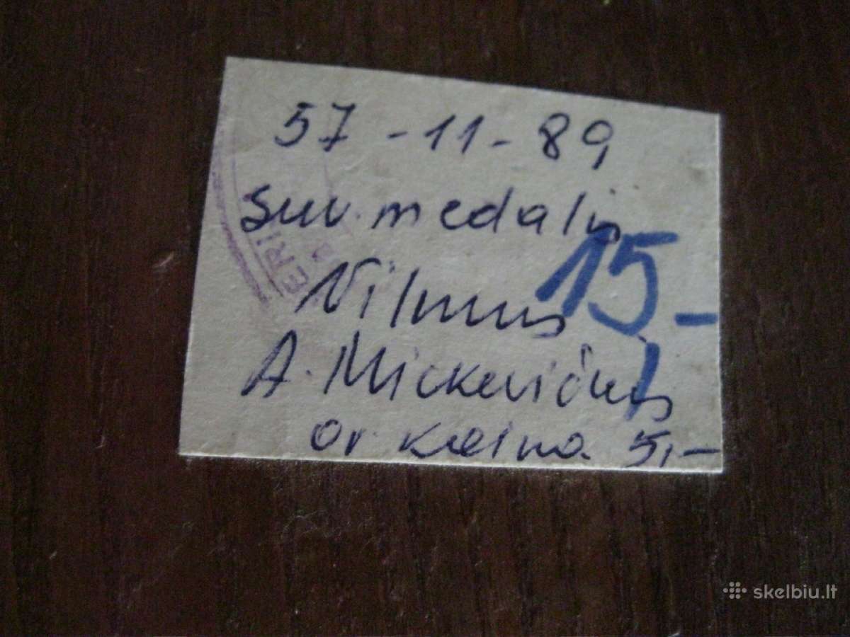 Kolekciniai Autoriniai medaliai 5 vnt. .zr. foto. - nuotraukos Nr. 11