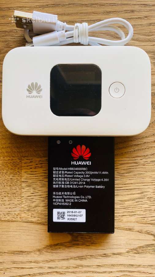 Laisvas Huawei E5577s-321 4G Baltas WiFi Modemas - nuotraukos Nr. 3